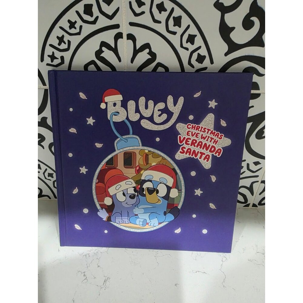 Bluey Christmas Eve with Veranda Children’s Hardcover Book Christmas Holiday